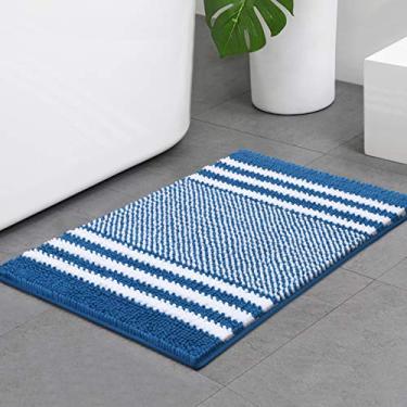 Imagem de Tapete de banho de chenille Bsicpro para banheiro tapete de chuveiro superantiderrapante absorvente de água tapete listras padrão tapete tapete tapete tapete tapete tapete tapete tapete tapete tapete tapete tapete tapete tapete tapete tapete tapete tapete tapete para banheira, chuveiro, banheiro 81 