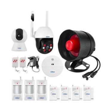 Imagem de Sistema De Alarme Residencial Com Alto-Falante WIFI De Alto Decibel E 