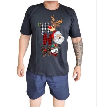 Imagem de Camiseta T-shirt De Natal Hohoho Personagens Do Natal Camisa Em Algodã