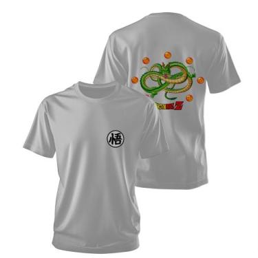 Imagem de Camisetas Dragon Ball Z shenlong esferas do dragão Anime Japonês Stree