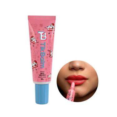 Imagem de Lip Balm Hidratante Labial Meninas TikBalm 10g Sabores, Red Velvet