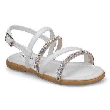Imagem de Sandália Rasteira Feminina Infantil Brilho Strass-Feminino