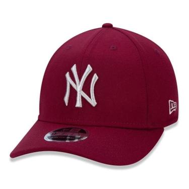 Imagem de BONE 9FIFTY STRETCH SNAP MLB NEW YORK YANKEES ABA RETA SNAPBACK VERMELHO ESCURO NEW ERA-Masculino