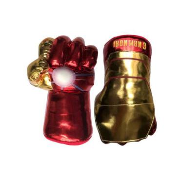 Imagem de Boneca de brinquedo de pelúcia, par de luvas Iron Man, 24 cm - yiweisa
