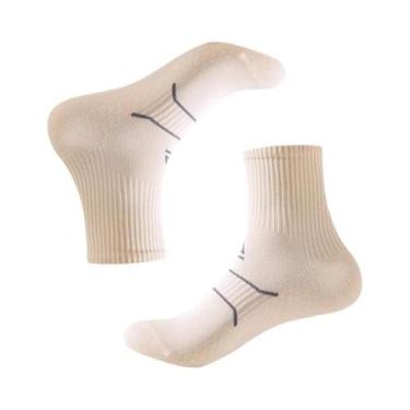 Imagem de Meias De Compressão Respiráveis E Antiderrapantes Para Corrida Masculi