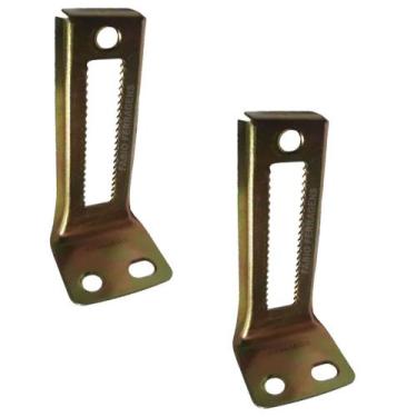 Imagem de Kit 2 Peças - Chapa L Serrilhado Reposição Ideal Para Tilhto De Porta 