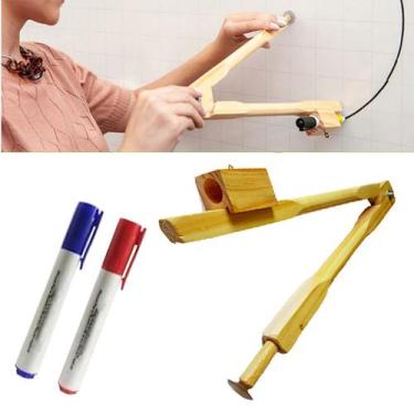 Imagem de COMPASSO Para QUADRO BRANCO Em Pinus SOUZA 2937 + 2 Canetas Marcadores