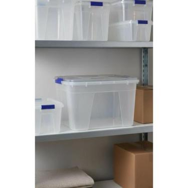 Imagem de Caixa Organizadora 56L Transparente Grande Com Tampa - Congratulations