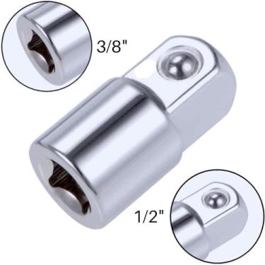 Imagem de Adaptador para Soquete 3/8" Fêmea Para 1/2" Macho Alongador Conversor 