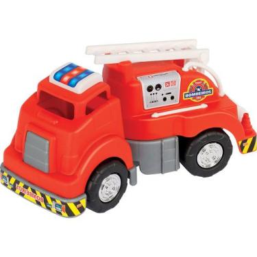 Imagem de Caminhão Mercotruck Bombeiro, Solapa, Merco Toys