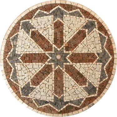 Imagem de Tampo De Mesa Em Mosaico Marroquino - 90 Cm - Mosaico Leonardo Posenat