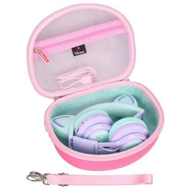 Imagem de Estojo de transporte Mchoi para fones de ouvido Riwbox CT-7 rosa