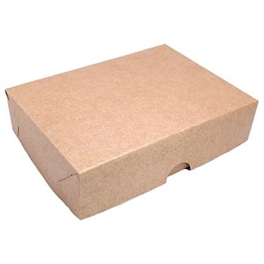 Imagem de 100 caixas kraft 11,5x16cm e 1200 forminhas para 12 doces