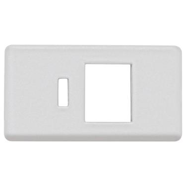 Imagem de Módulo Tampo para Tomada RJ Tramontina IzyFlat Branco Tramontina
