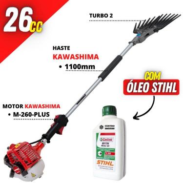 Imagem de Braço Mecânico Para Colher Café Kawashima á Gasolina 2 Tempos Com Haste de 1100mm Mãozi...
