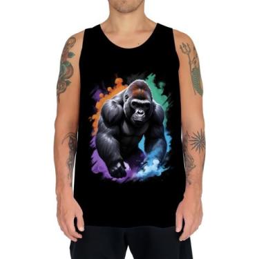 Imagem de Camiseta Regata Gorila Furioso Força Feroz Zoo 2 - Kasubeck Store