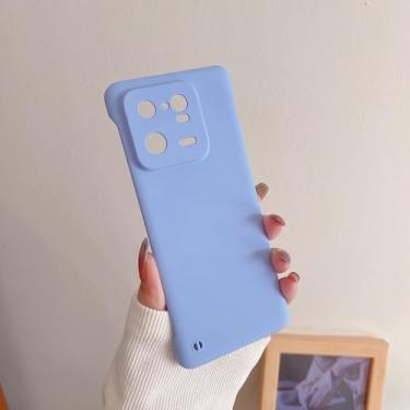 Imagem de Capa de telefone fina sem moldura para Xiaomi Mi 13T 12T 11T 10T 13 11 Lite 12S Ultra 12 Pro 12X 11i 10 Poco F3 capa de plástico rígido fosco, roxo claro, para Xiaomi 12S Ultra