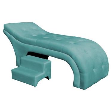 Imagem de Maca Estofada Botonê Para Salão de Beleza Extensão de Cílios 80cm Velu