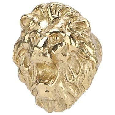Imagem de Maçaneta de Latão Com Cabeça de Leão Animal Criativa, Maçaneta de Porta Com Furo único para Guarda-roupa, Armário de Sapatos, Gaveta, Estilo Americano