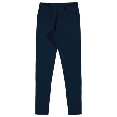 Imagem de Legging Infantil Feminina Azul Marinho Malwee, 4