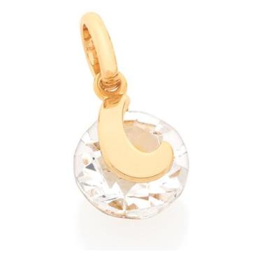 Imagem de Pingente Solitário Formado Por Cristal Redo 541672 - Rommanel, Preto, 