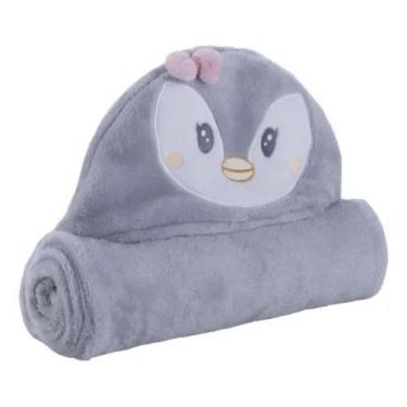 Imagem de Manta / Cobertor Infantil com Capuz Pimpolho - Mundo dos Baixinhos, CI