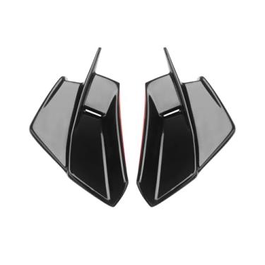 Imagem de Kits de carenagem de defletor de vento de motocicleta para Kawasaki Ninja ZX-4RR ZX-4R ZX-25R 2019-2024 Spoiler lateral acessórios adesivos exteriores (preto vívido)