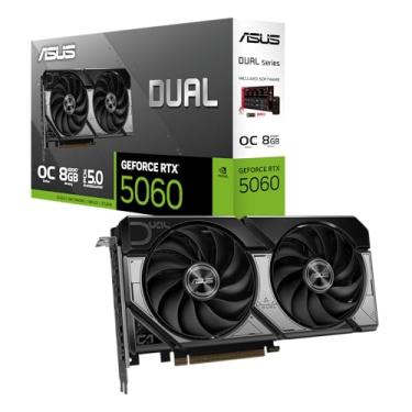 Imagem de ASUS Placa de vídeo Dual GeForce RTX 5060 8GB GDDR7 OC Edition DUAL-RTX5060-O8G