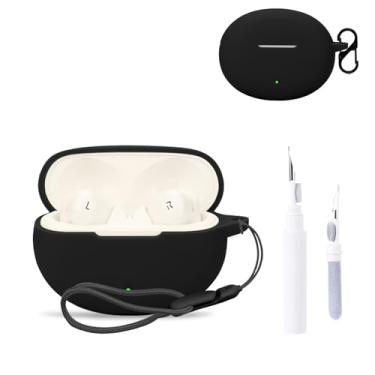 Imagem de Capa protetora para OnePlus Nord Buds 3, capa protetora para fone de ouvido NOUKAJU (com mosquetão + cordão + caneta de limpeza) à prova de quedas, à prova de choque, à prova de poeira, capa protetora