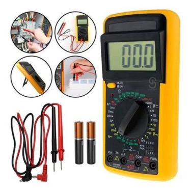 Imagem de Multimetro Digital Profissional De Bip Com Capacímetro Auto
