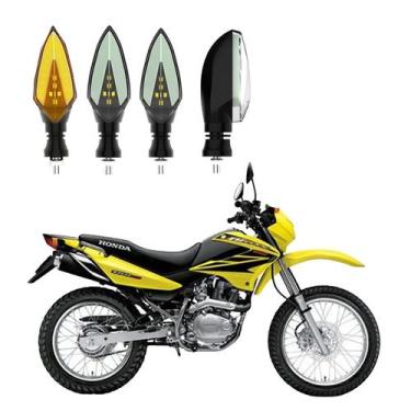 Imagem de KIT 4 Setas Sequenciais Pisca de Led Modelo P35 Para Moto Honda NXR 15
