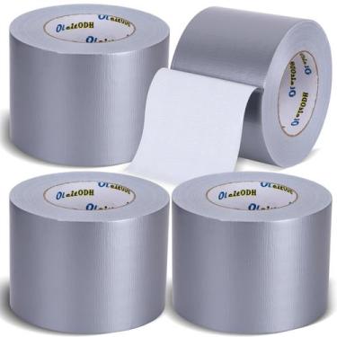 Imagem de Fita adesiva Oleitodh Silver 4 polegadas e 220 m, pacote com 4 unidade