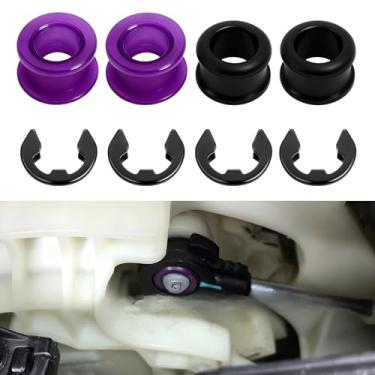 Imagem de Kit de reparo de bucha de cabo de mudança de 4 peças com clipes, bucha de cabo de câmbio de substituição, kit de ferramentas de reparo de bucha de câmbio para OEM # 33835-08010