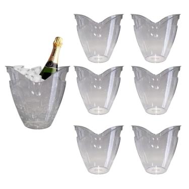 Imagem de Champanheira para Gelo 3,3l Kit 10pçs Acrílico Reforçado Premium (TRANSPARENTE)