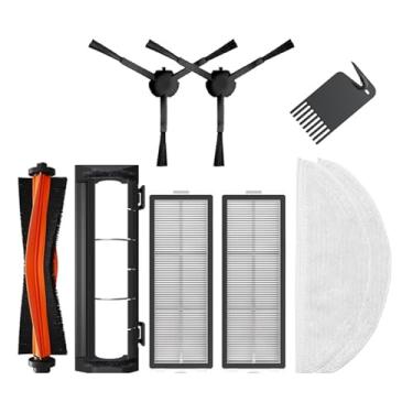 Imagem de Compatible With XiaoMi Mijia Robot Vacuum Mop Ultra Slim STYTJ04ZHM Spare Parts Side/Main Brush Mop Cloth HEPA Filter Brush Cover Dust Box(Set-2)