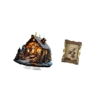 Imagem de Vaveren Ornamento de Acrílico Autônomo para Decoração de Mesa com Base para Festa, Casa, Estante, Festival, Quarto, Porta-retratos, Moldura de Foto, Ornamento