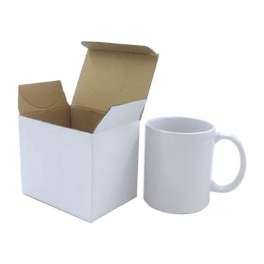 Imagem de Caneca Branca De Porcelana Para Sublimação 325ml Trix