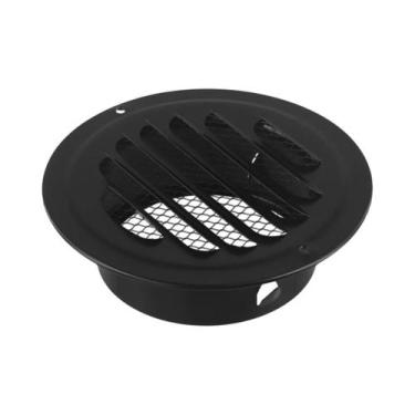 Imagem de Grelha De Ventilação Em Aço Inoxidável 70-200mm Redonda Proteção Contr