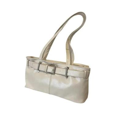 Imagem de Bolsa De Ombro Vintage Y2K Em Couro PU Para Mulheres, Bolsa De Mão E C