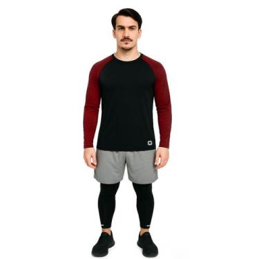 Imagem de Camisa Térmica Masculina DryFit Anti Suor Proteção UV50 - VolkOriginal
