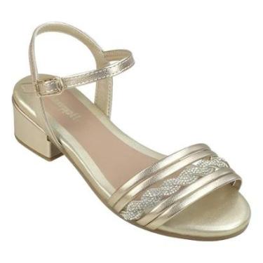 Imagem de Sandália Infantil Pampili Fancy 526.070 Tiras Trançadas-Feminino