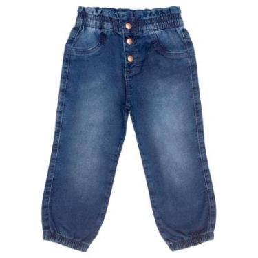 Imagem de Calça Infantil Look Jeans Jogger Jeans - UNICA - 02-Feminino