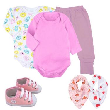 Imagem de Kit Presente Roupa de Bebê 6 Pçs Enxoval Menino Menina - Koala Baby, M