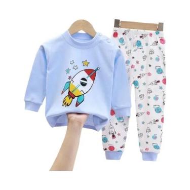 Imagem de Conjuntos De Pijamas De Animais Unissex Para Crianças, Roupas De Dormi