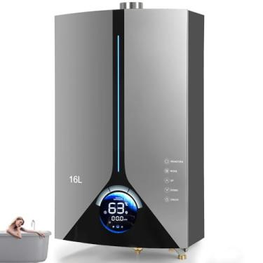 Imagem de Aquecedor a Gas, Aquecedor Água, Aquecedor de Agua, Aquecedor de Água a Gás Digital,16 Litros, Aquecedor de Água a Gás