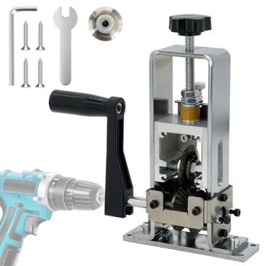Imagem de LILOOVKE Descascador de fios 1-25 mm ferramenta para manivela ou furadeira manual pode ser fixado ou removido decapador de cabos para reciclagem de sucata de cobre (prata)