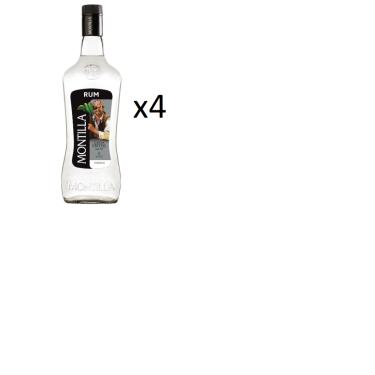 Imagem de Kit Rum Montilla Carta Cristal 1l 4 Unidades