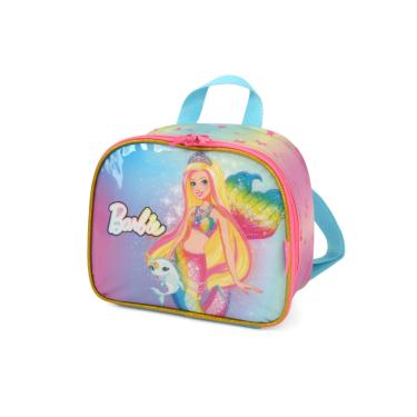 Imagem de Lancheira Escolar Infantil Barbie Sereia Luxcel LA38213 Rosa