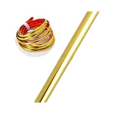 Imagem de Fita Decorativa Para Espelho De 3m, Adesivo Removível Para Parede, Efe