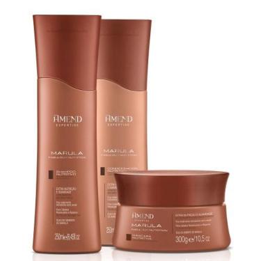Imagem de Kit Shampoo Condicionador Máscara  Amend Expertise Marula Fabulous Nut